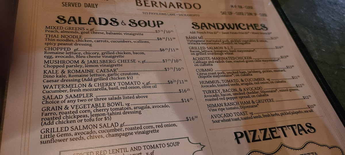 Cafe Bernardo at Pavilions - 8