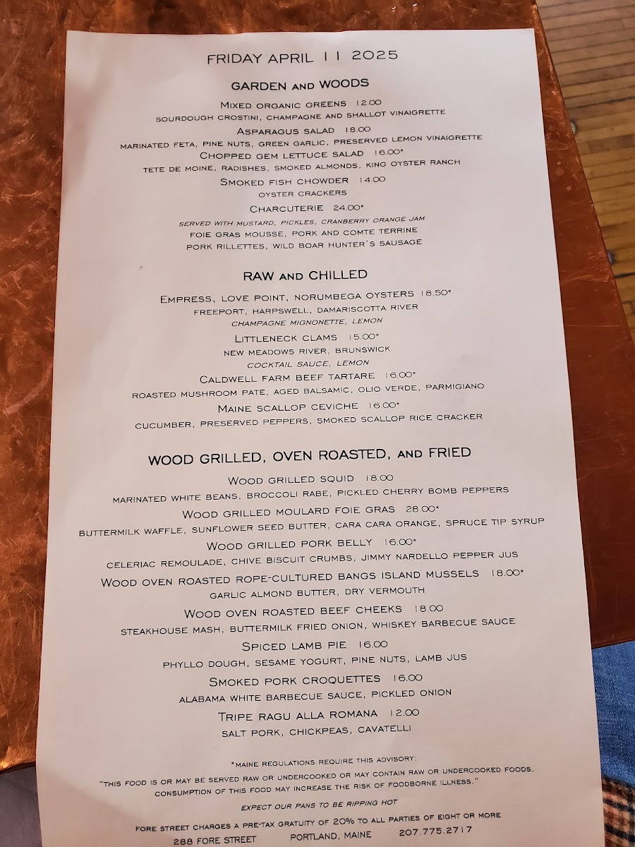 Fore Street Restaurant - 10