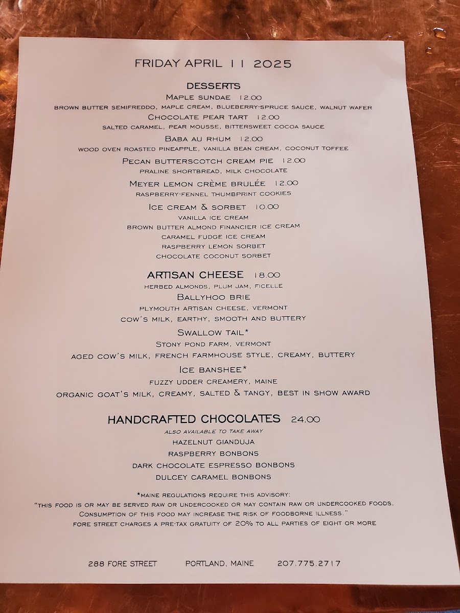 Fore Street Restaurant - 6