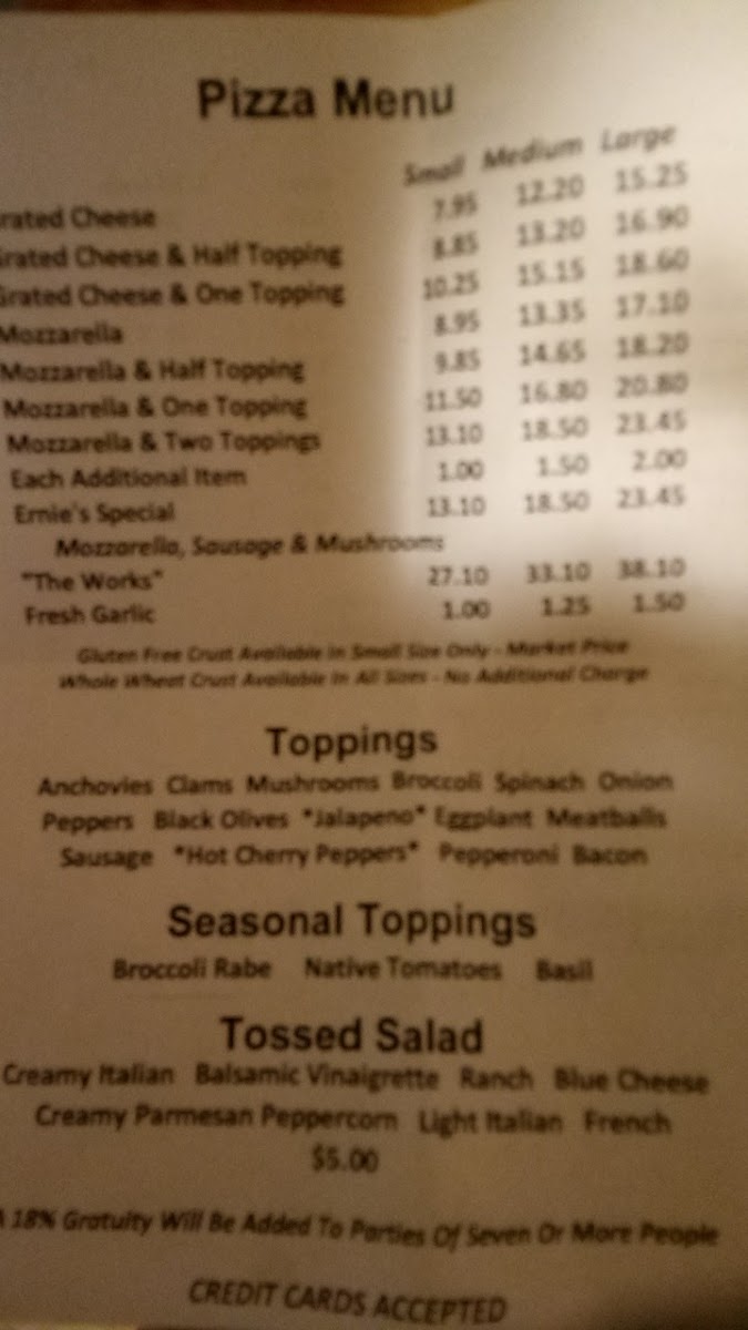 Ernie's Pizzeria - 9