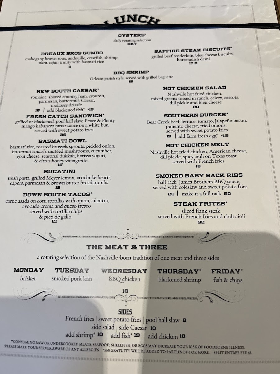 The Southern Steak & Oyster - 1