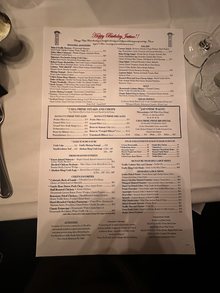 Chicago Chop House - 1