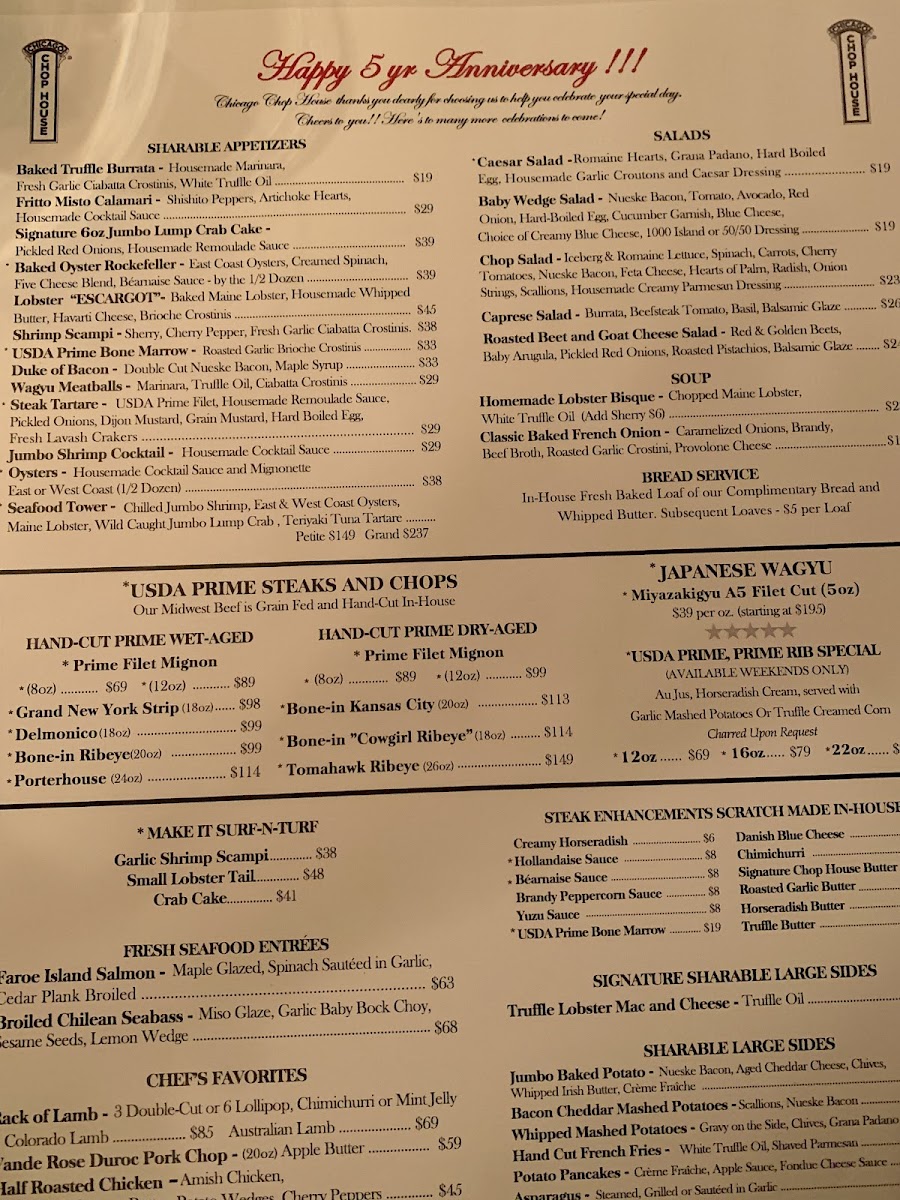 Chicago Chop House - 5