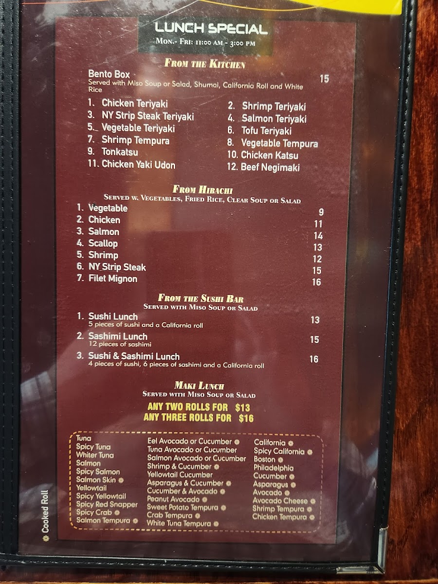 Shogun Sushi and Hibachi - 1