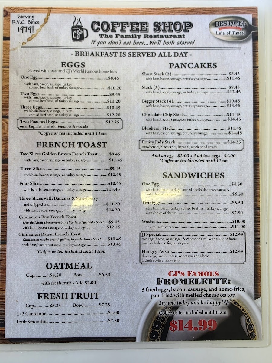 CJ's Coffee Shop - 1