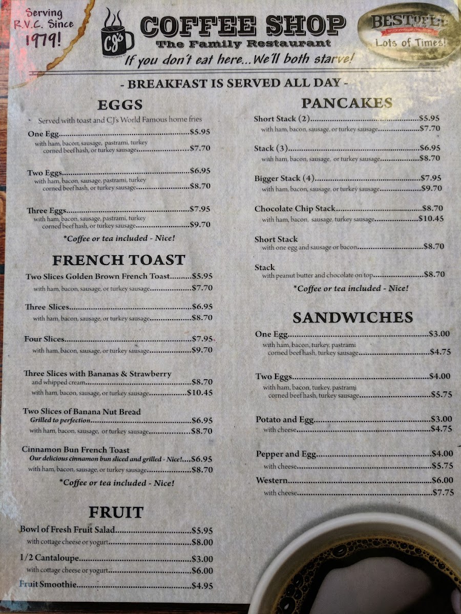 CJ's Coffee Shop - 7