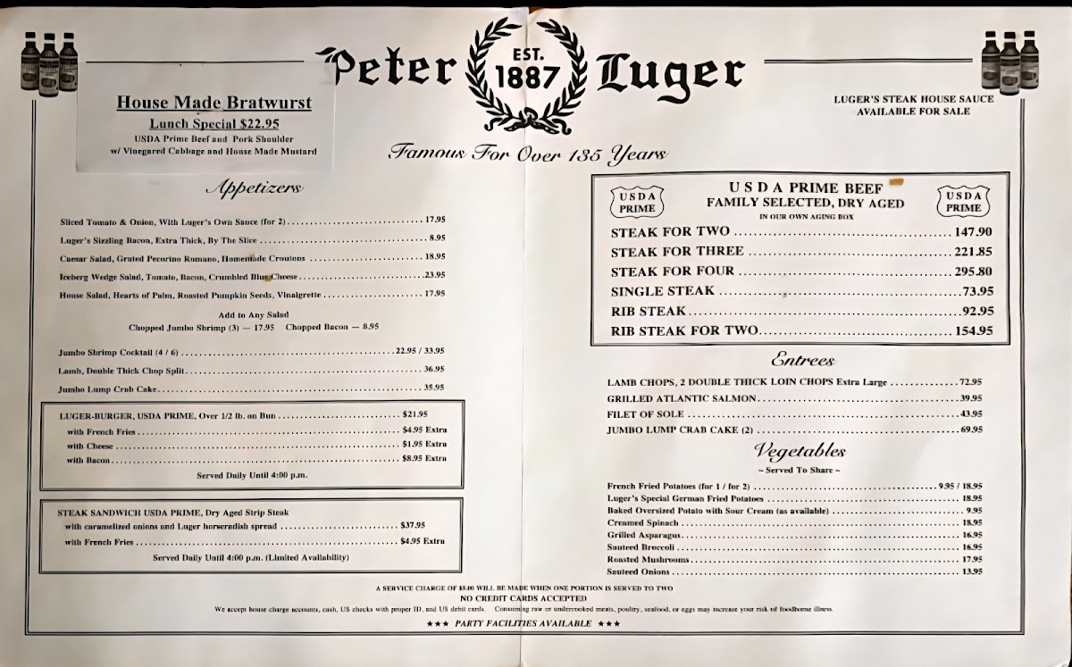 Peter Luger Steak House - 1