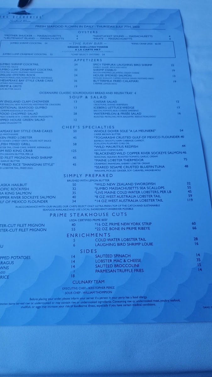 The Oceanaire Seafood Room - 5