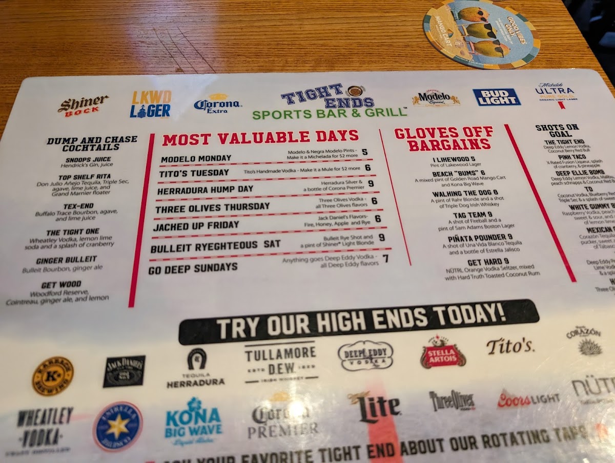 Tight Ends Sports Bar & Grill - 10