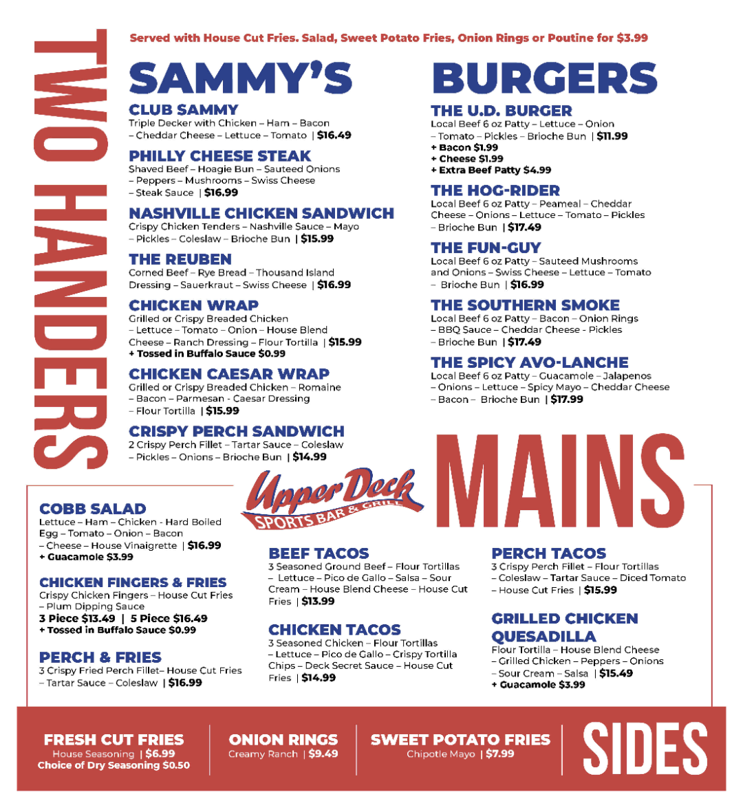 Upper Deck Sports Bar And Grill - 1