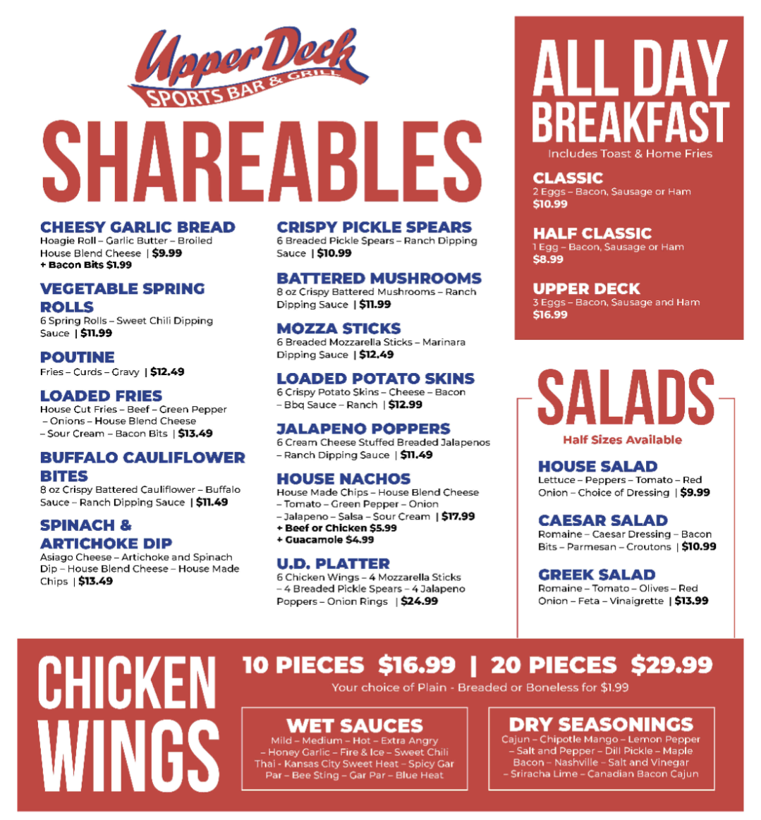 Upper Deck Sports Bar And Grill - 2