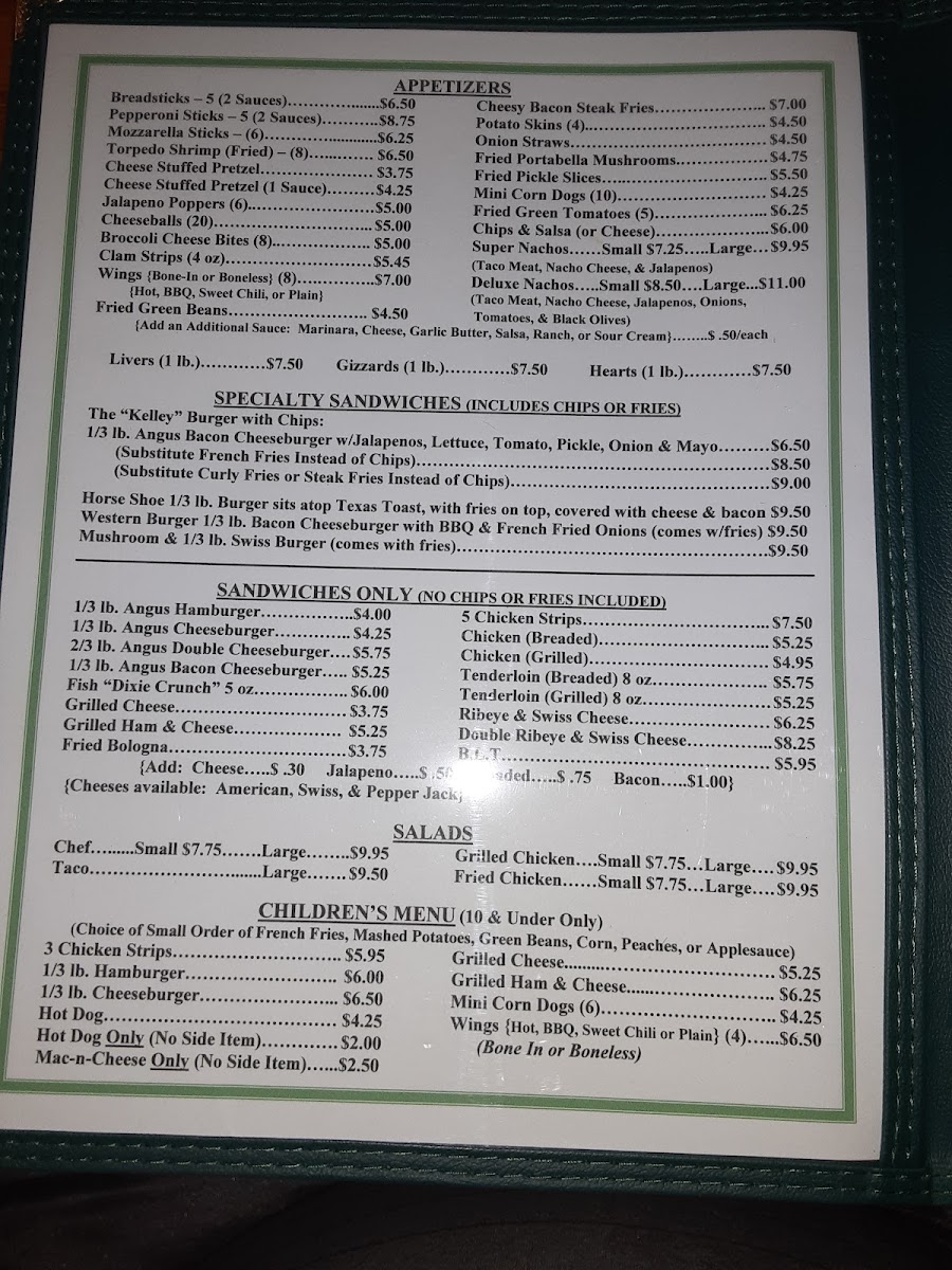 Kelley's Restaurant & Bar LLC - 1