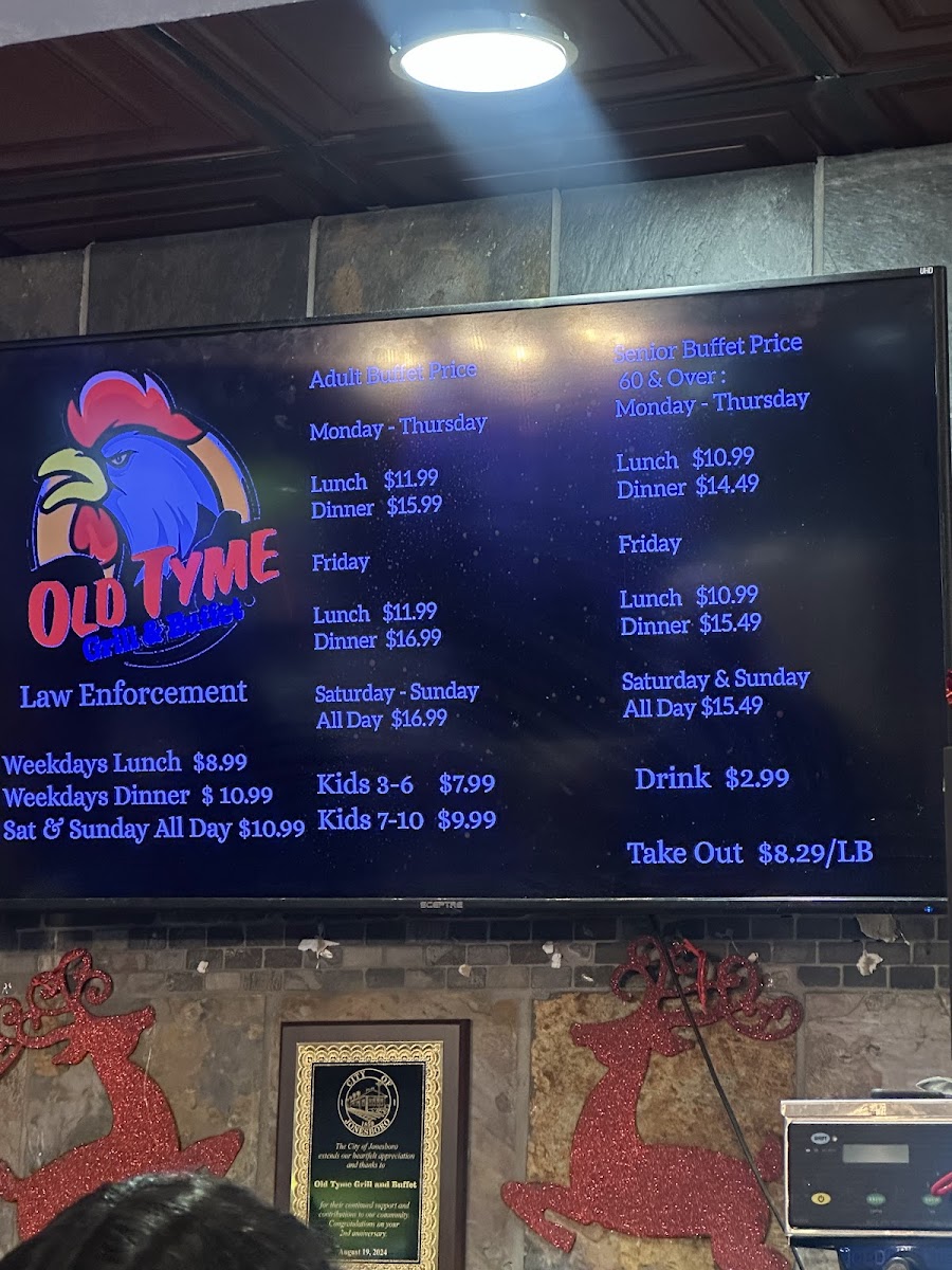 Old Tyme Grill & Buffet - 1