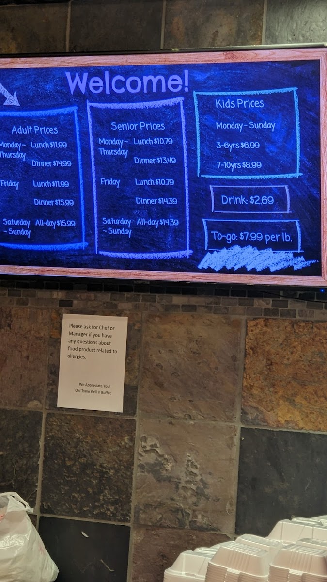 Old Tyme Grill & Buffet - 2