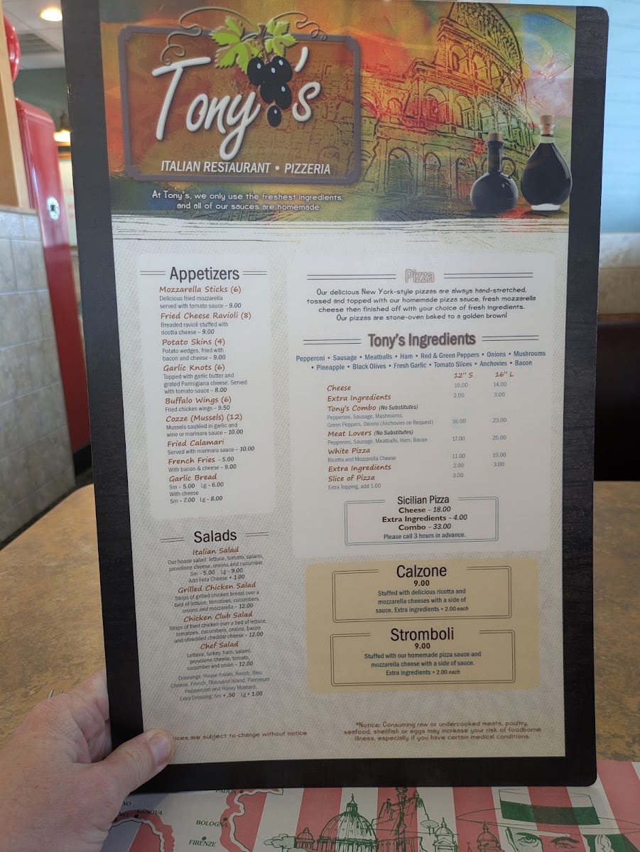 Tony's Pizza Elizabeth City - 4