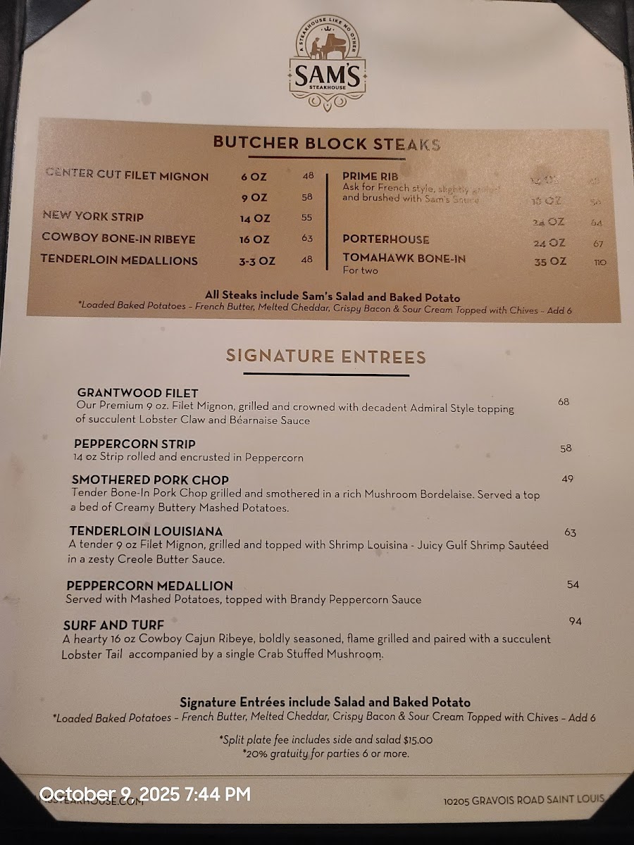 Sam's Steakhouse - 1