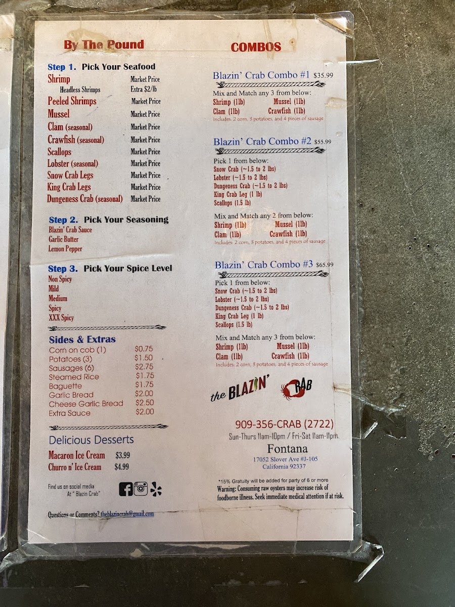 Blazin' Crab Fontana - 6