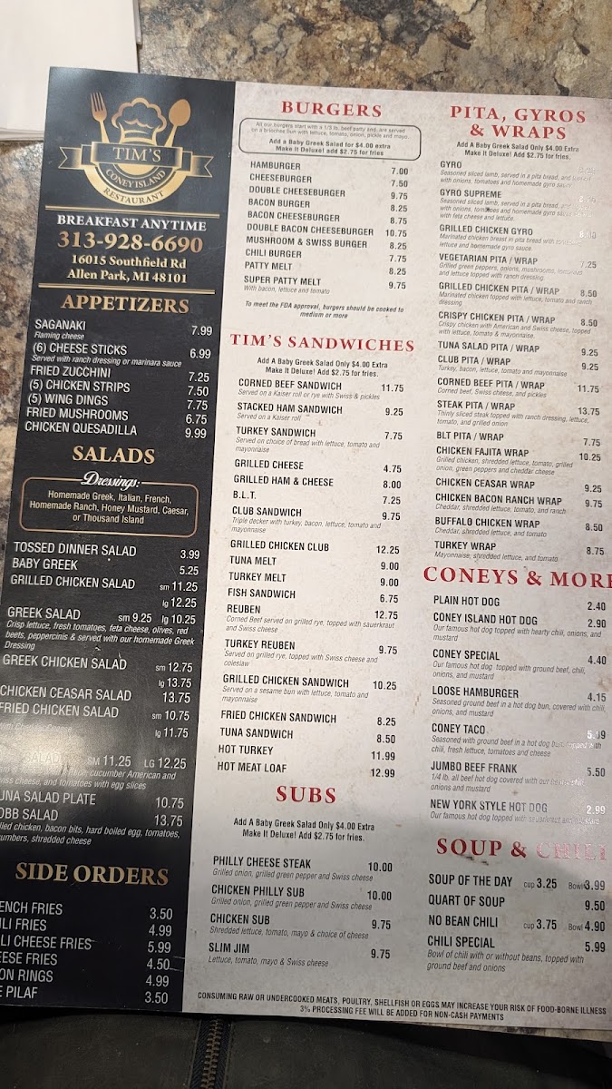 Tim's Coney Island Restaurant - 5