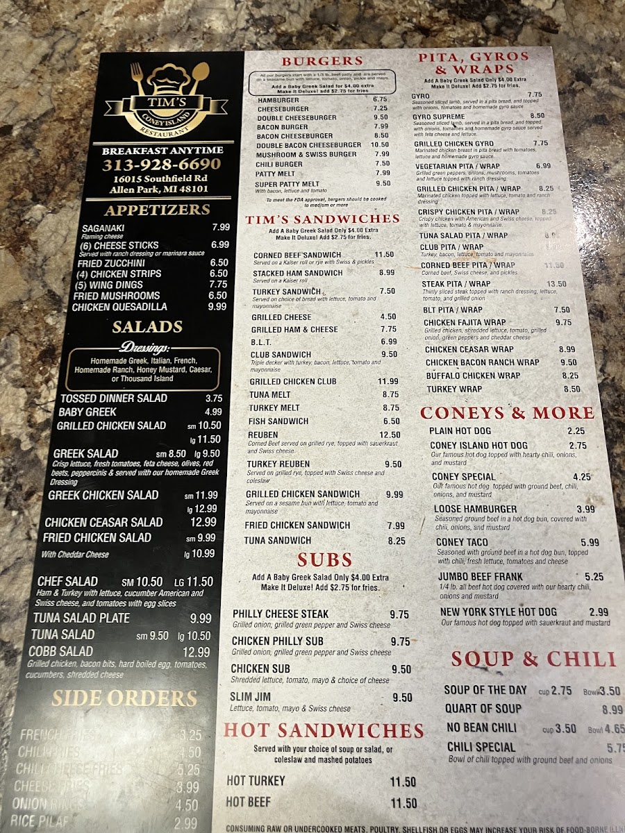 Tim's Coney Island Restaurant - 8