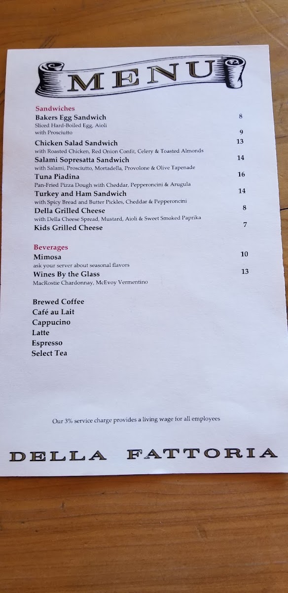 Della Fattoria Downtown Café - 10