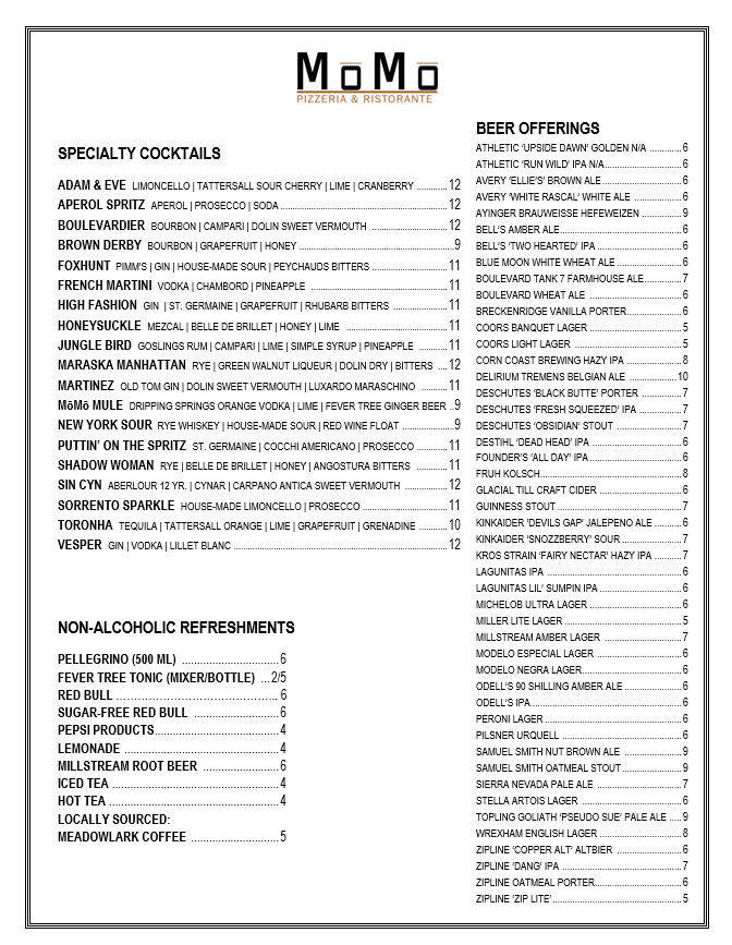 MōMō Pizzeria & Ristorante - 3