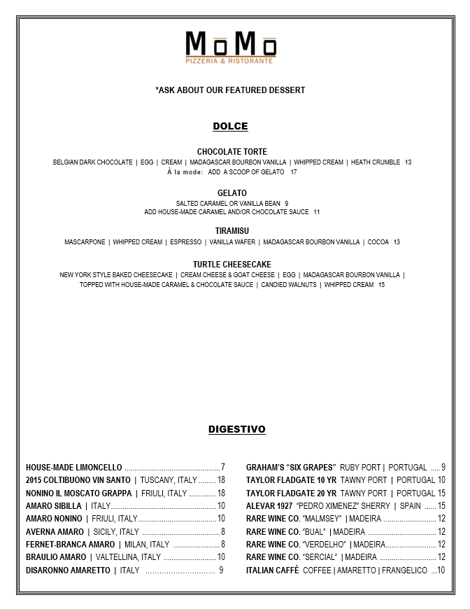 MōMō Pizzeria & Ristorante - 7