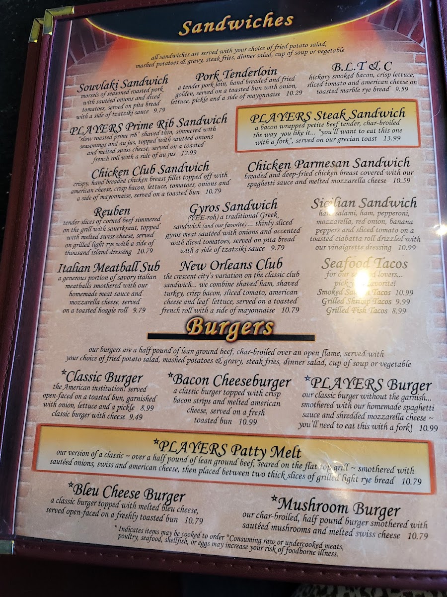 PLAYERS Restaurant - 8