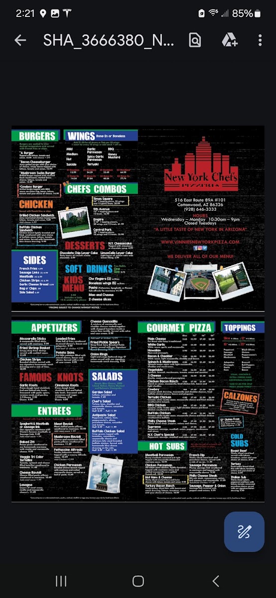 Vinnie's New York Chefs Pizzeria - 1