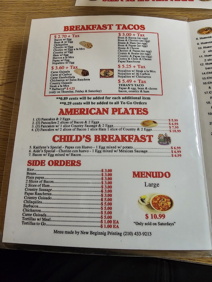 Teran's Cafe (Mexican Food Specialists) - 10