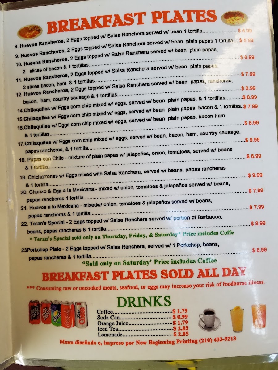 Teran's Cafe (Mexican Food Specialists) - 8