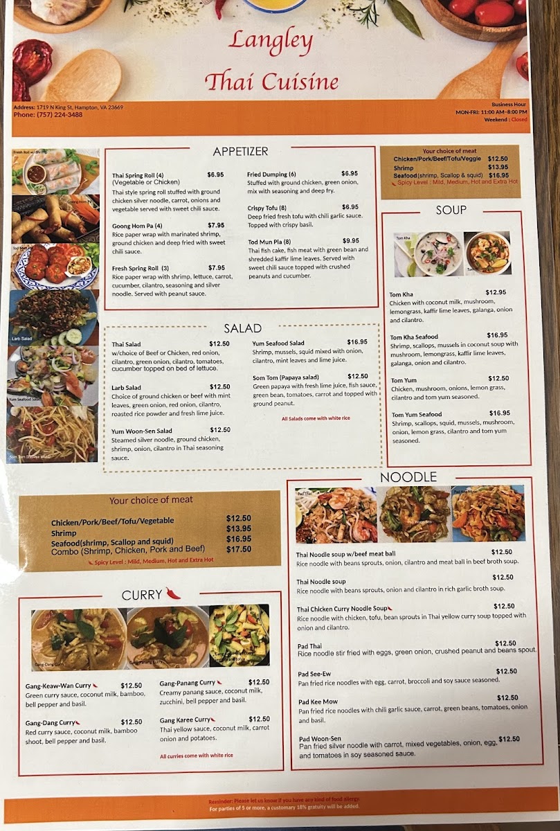 Langley Thai Cuisine - 1