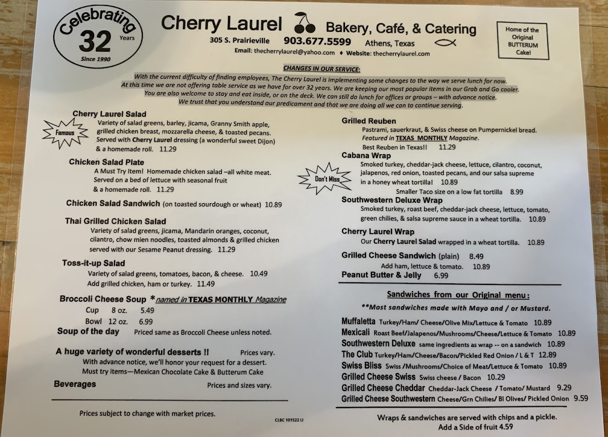 Cherry Laurel Bakery, Cafe & Catering - 1