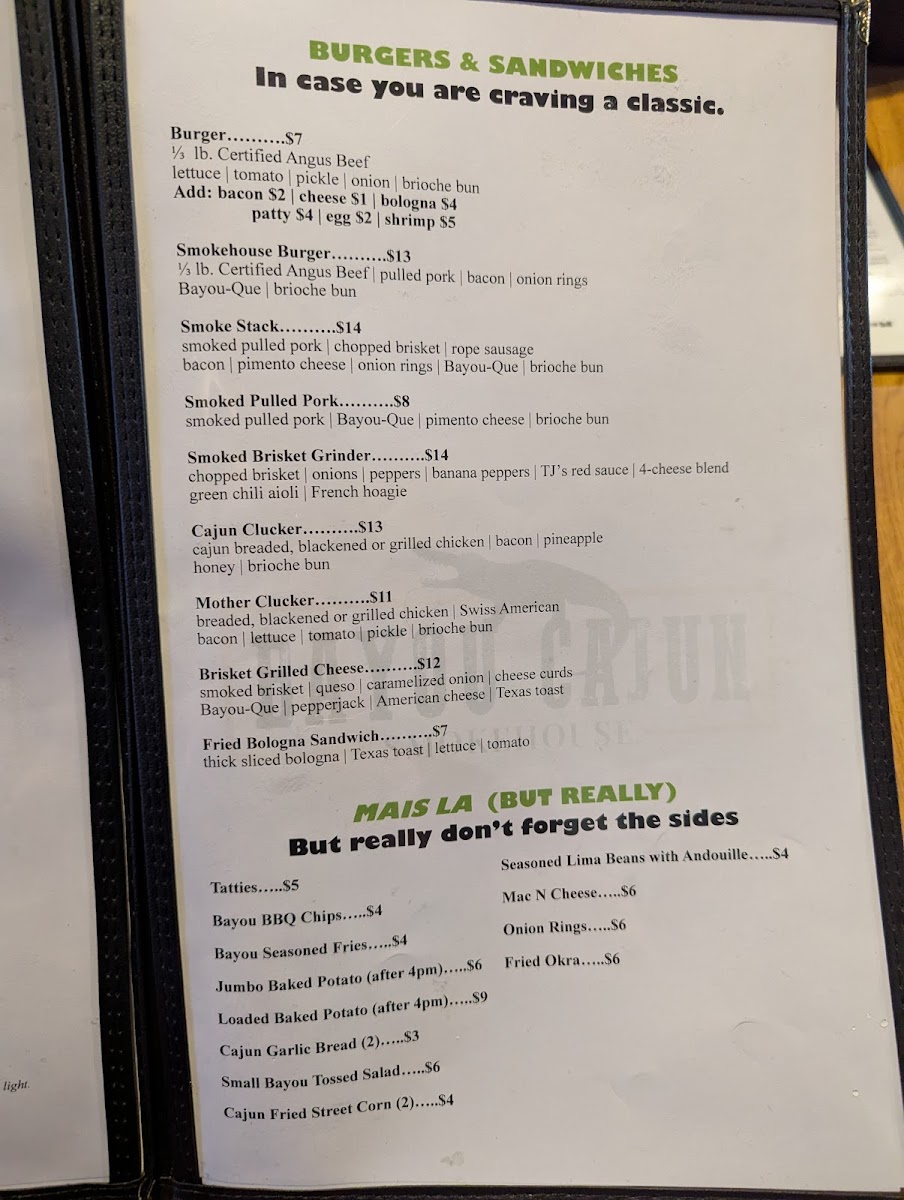 The Bayou Cajun Smokehouse - 10