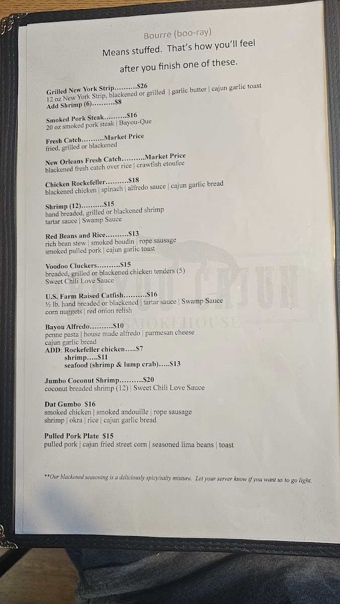 The Bayou Cajun Smokehouse - 3