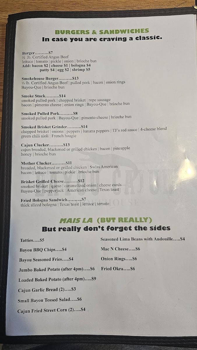 The Bayou Cajun Smokehouse - 5