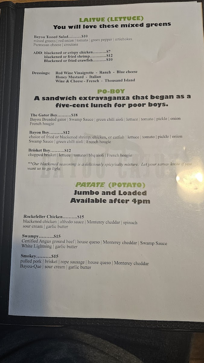 The Bayou Cajun Smokehouse - 8