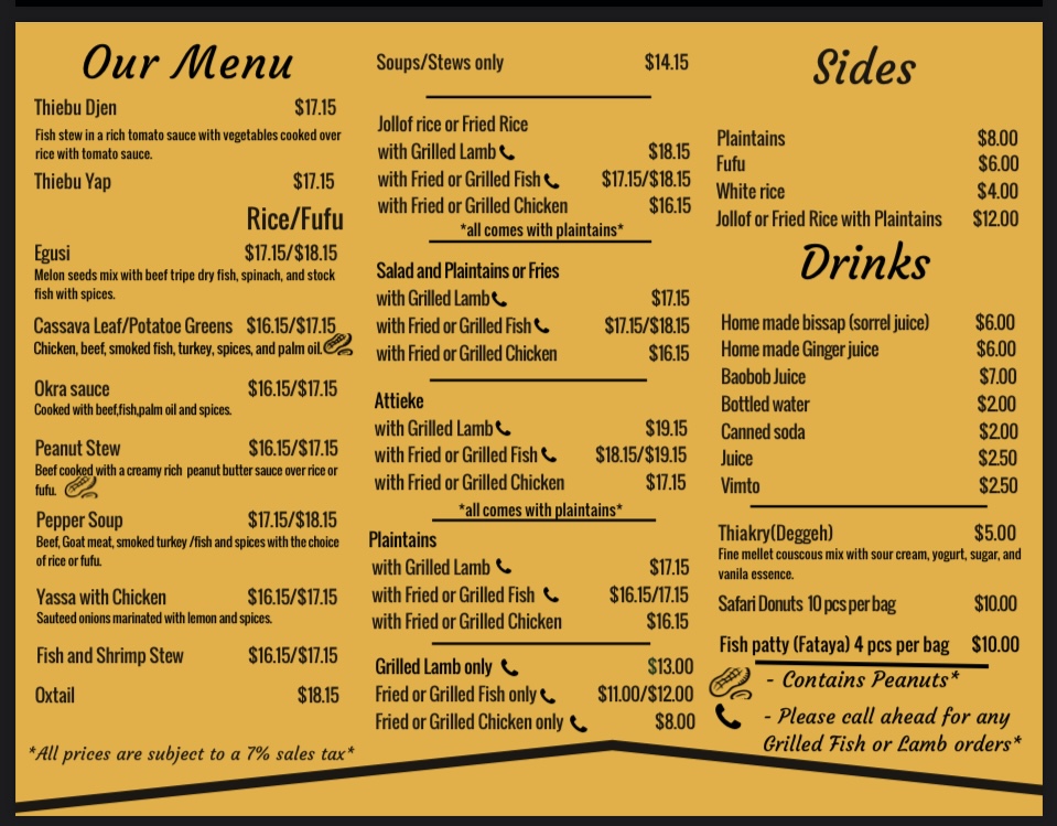 Safari African Restaurant - 1