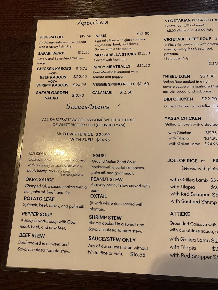 Safari African Restaurant - 2