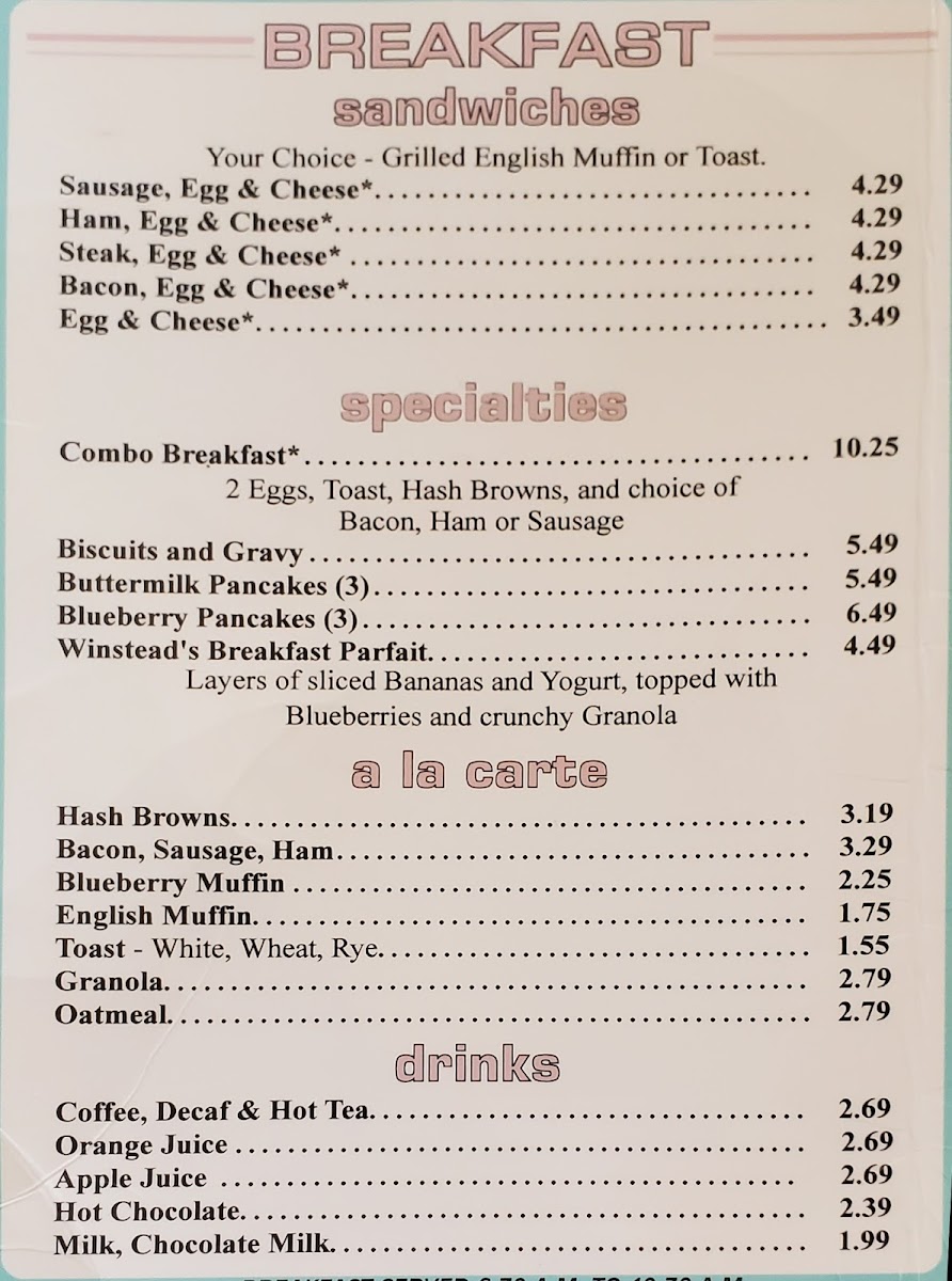 Winstead's Restaurants - 1