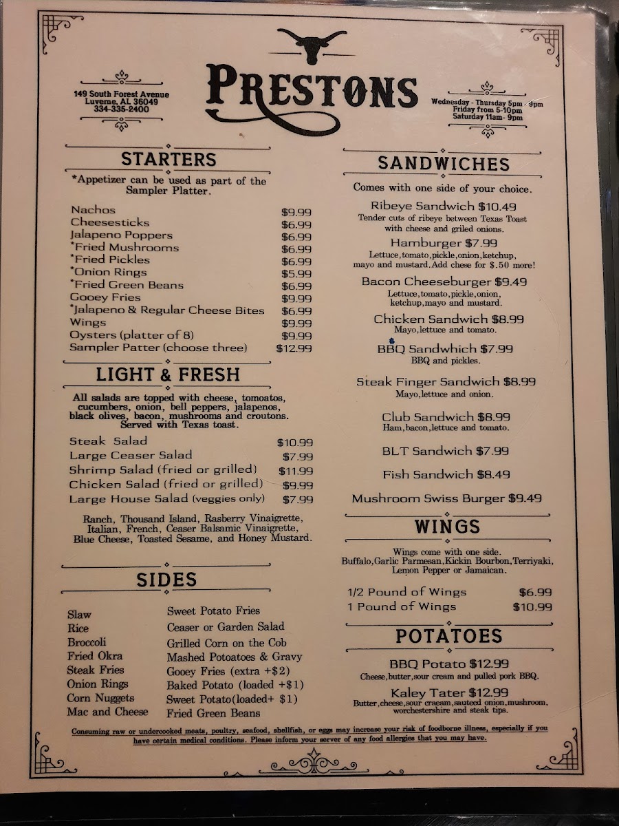 Preston's Steak & Grill - 5