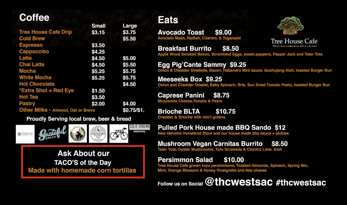 Tree House Cafe West Sac - 3