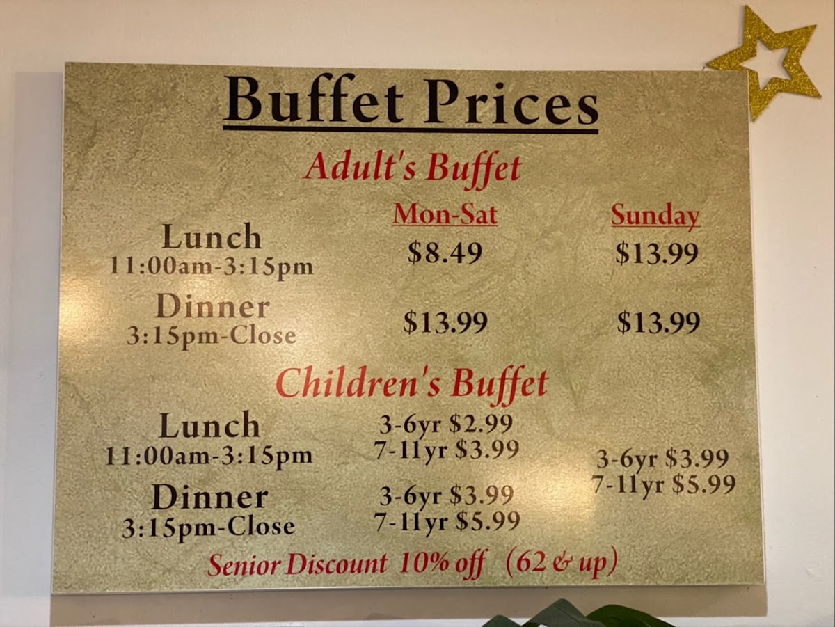 East Star Chinese Buffet - 1