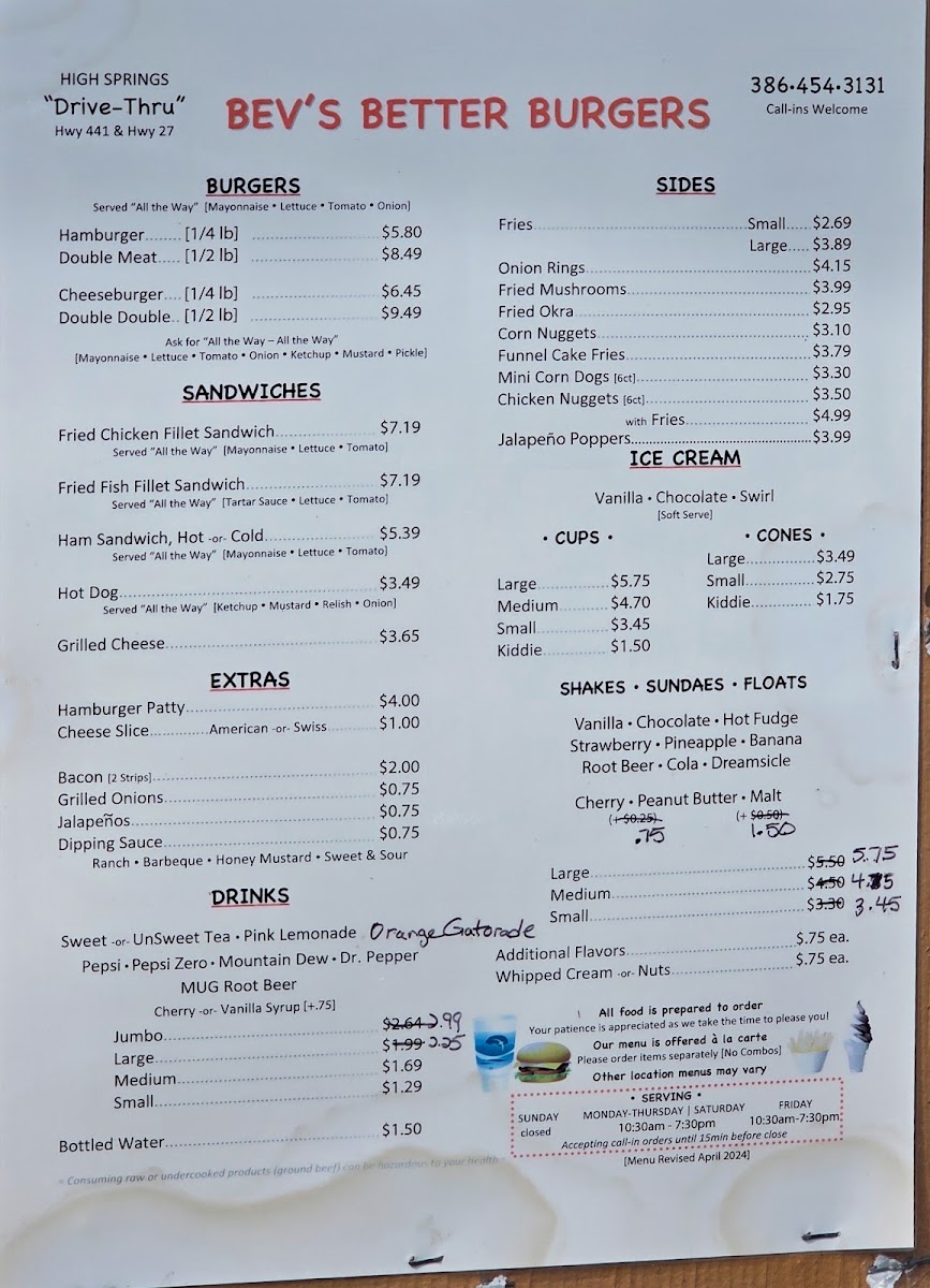 Bev's Better Burgers - 1