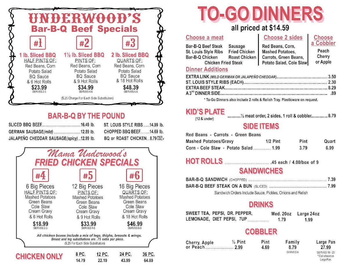 Underwood's Cafeteria - 5