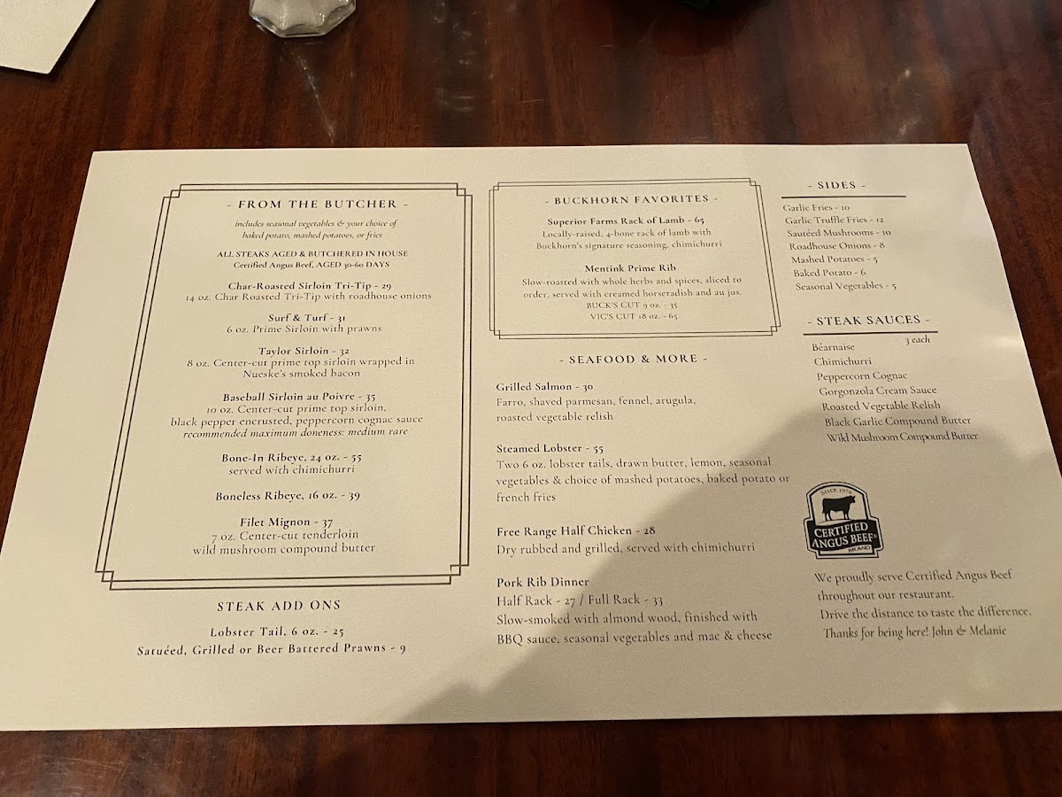 Buckhorn Steakhouse - 1