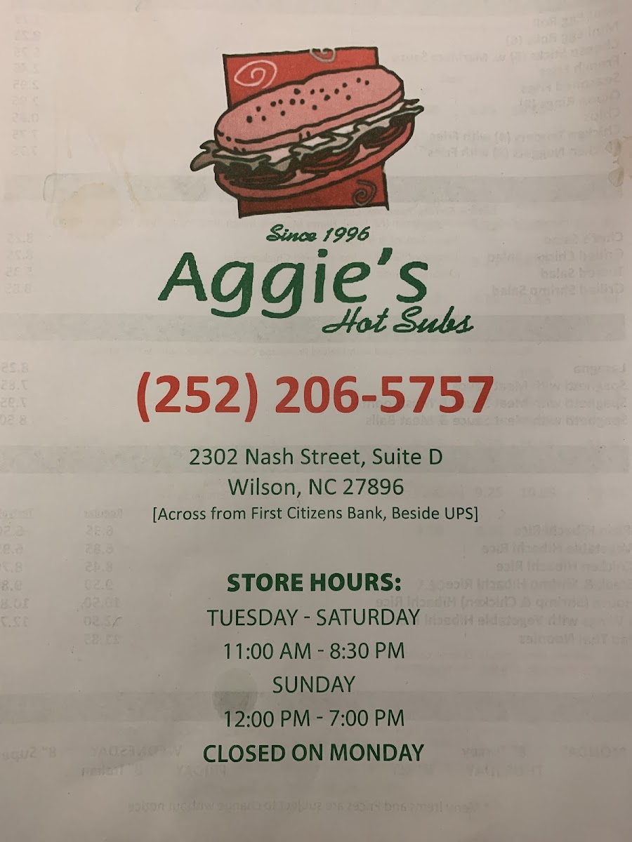 Aggie's Hot Subs - 3