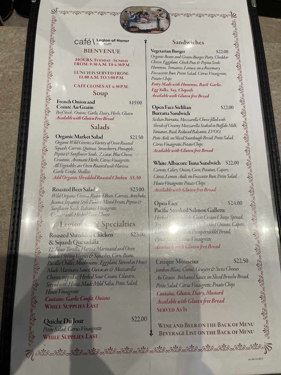 Legion of Honor Café - 2