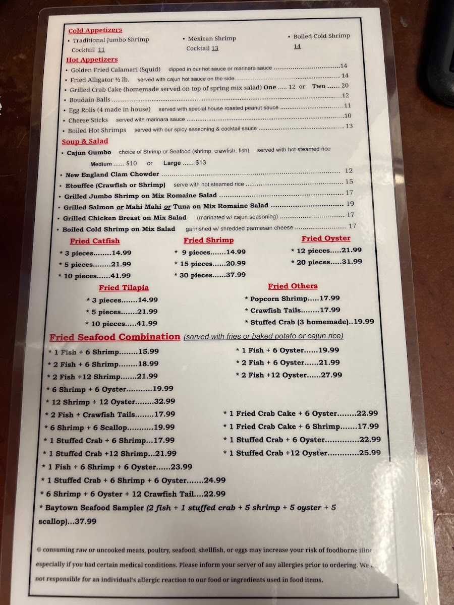 Baytown Seafood Restaurant - 4