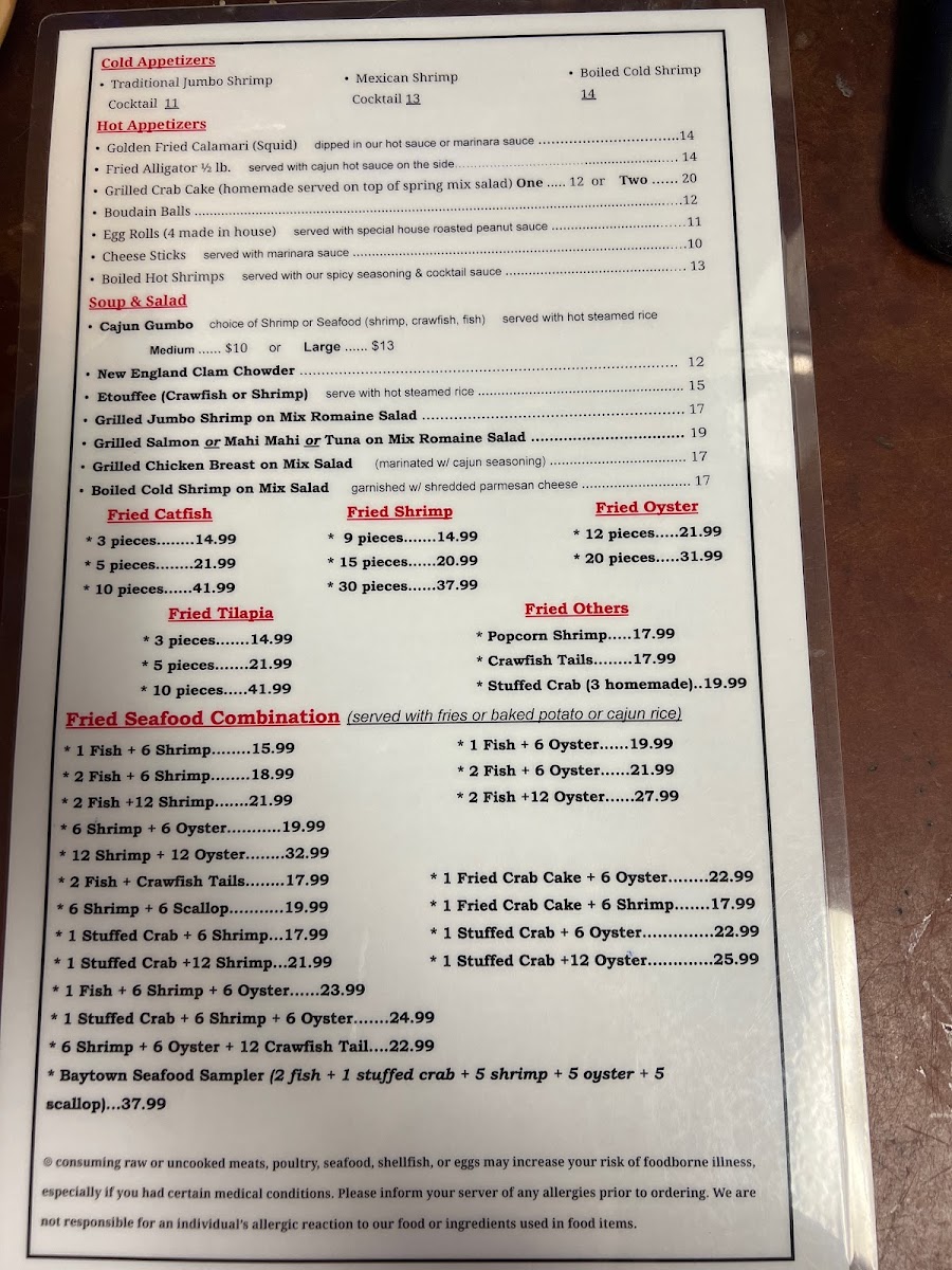 Baytown Seafood Restaurant - 5