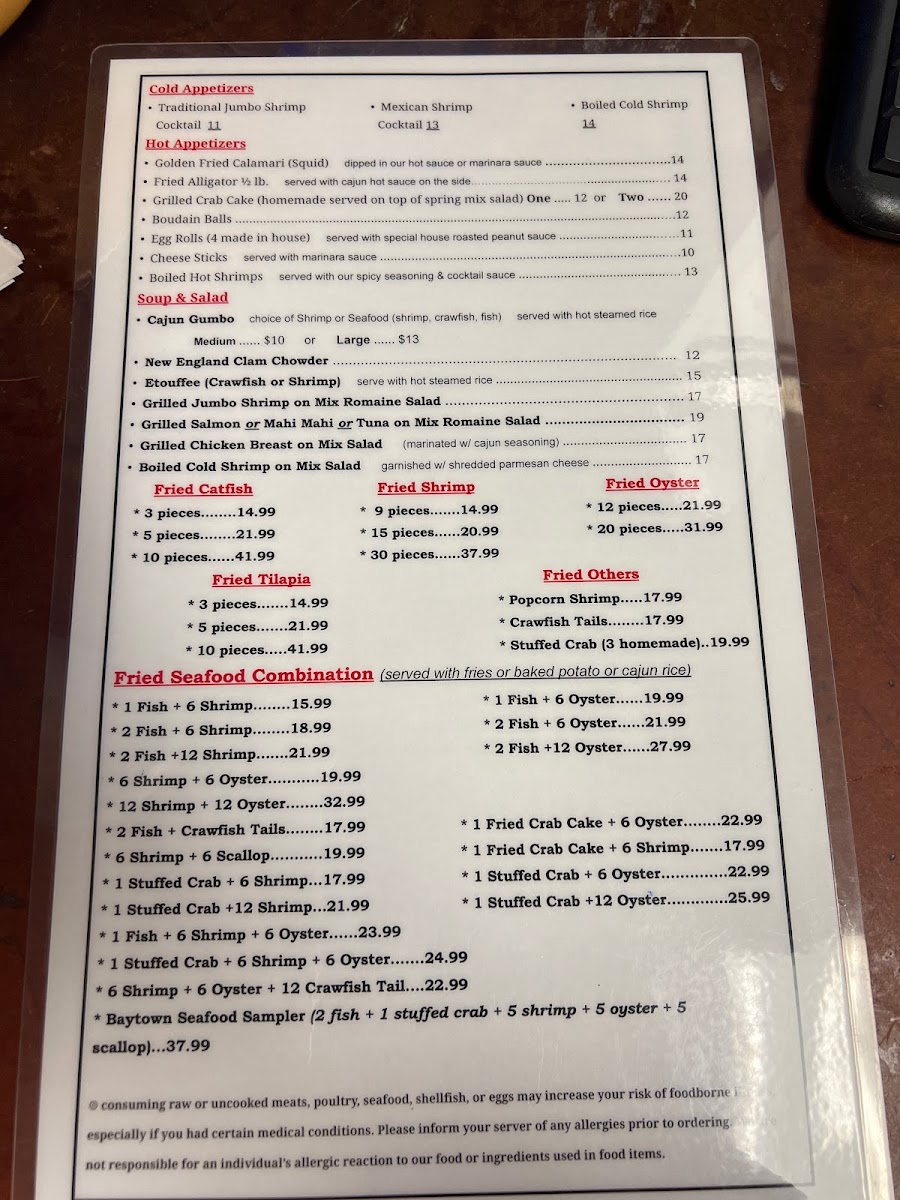 Baytown Seafood Restaurant - 7